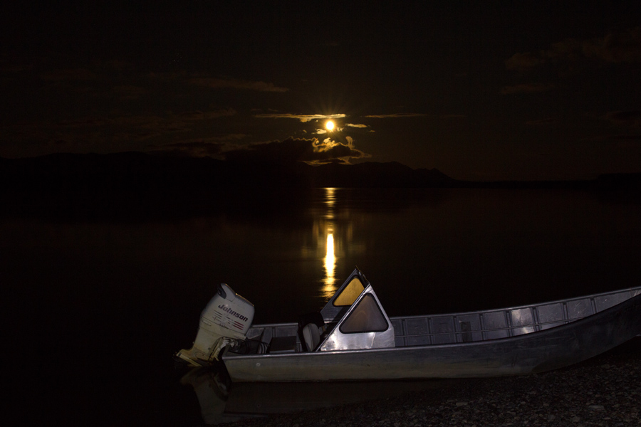 Moonrise Over The Russian Mts & Kuskokwim River