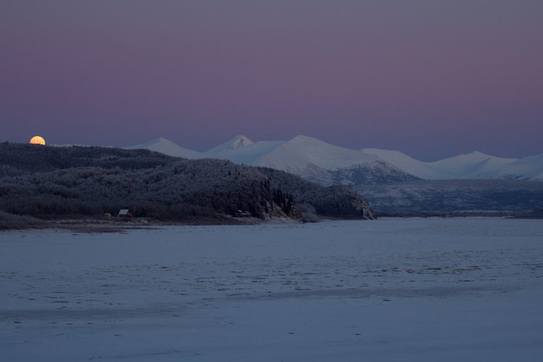 January 3rd Moonrise Over The Russian Mts