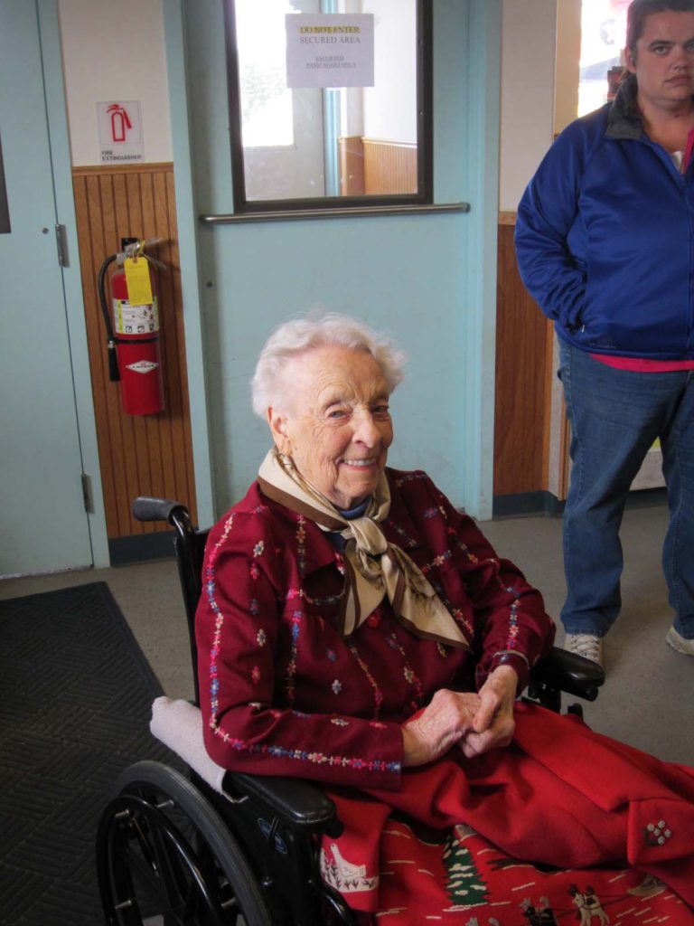Arlene Clay 99 Years Young Returns To Aniak For The Courthouse Dedication
